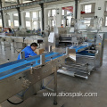 Automatic Down Paper Pizza Bread Pillow Packaging Machine